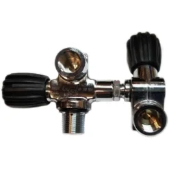 Modular Tank Valve 2 Outlets M25 300 Bar -CRESI Dive Shop metalsub modular tank valve 2 outlets m25 300 bar 1