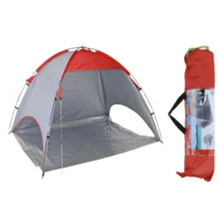 Beach Tent Red And Grey 220x120x115 Cm -CRESI Dive Shop probeach beach tent red and grey 220x120x115 cm 1