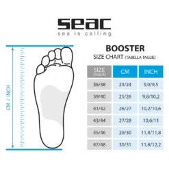 SEAC Booster Spearfishing Fins -CRESI Dive Shop seac booster spearfishing fins 8