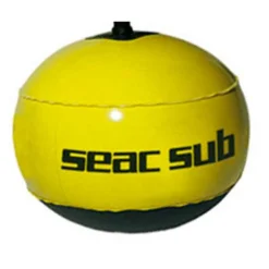SEAC Round Buy Fluo With Line Buoy -CRESI Dive Shop seac round buy fluo with line buoy 2