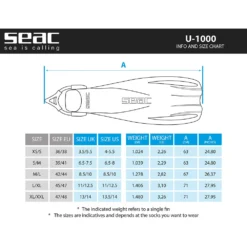 SEAC U1000 Sling Strap -CRESI Dive Shop seac u1000 sling strap 22