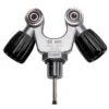 Inox Double Oulet Valve M25 -CRESI Dive Shop tecnomar inox double oulet valve m25